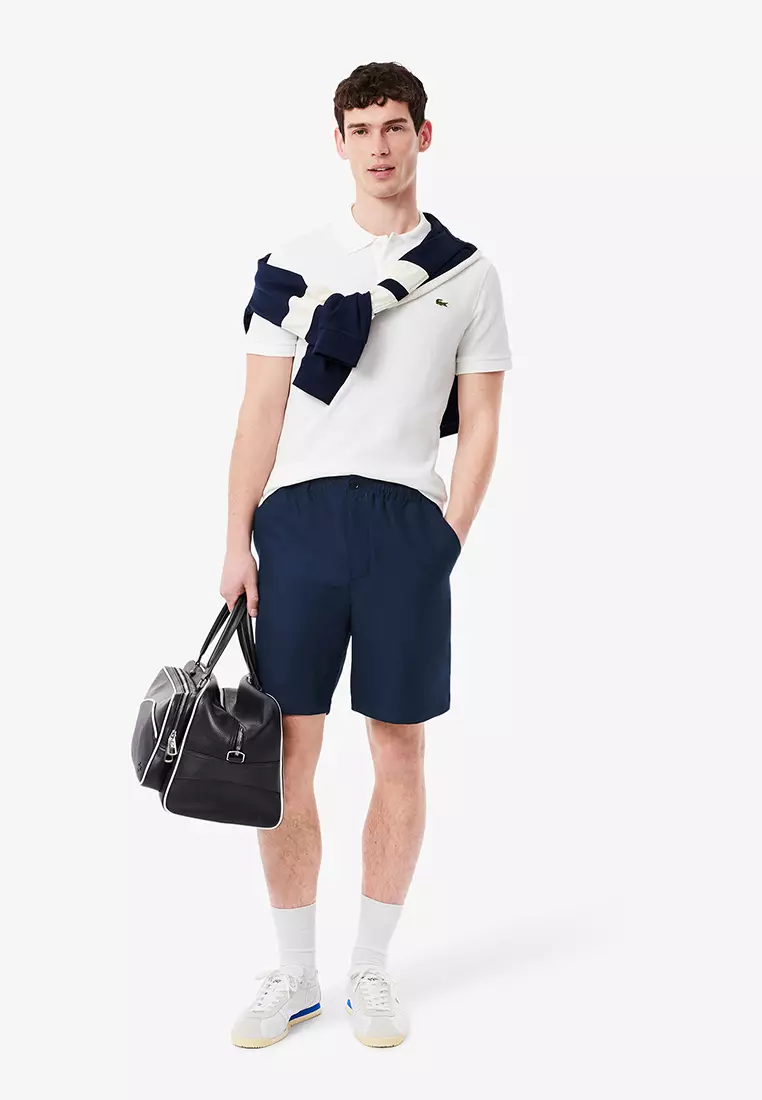 Regular Fit Wool Blend Shorts