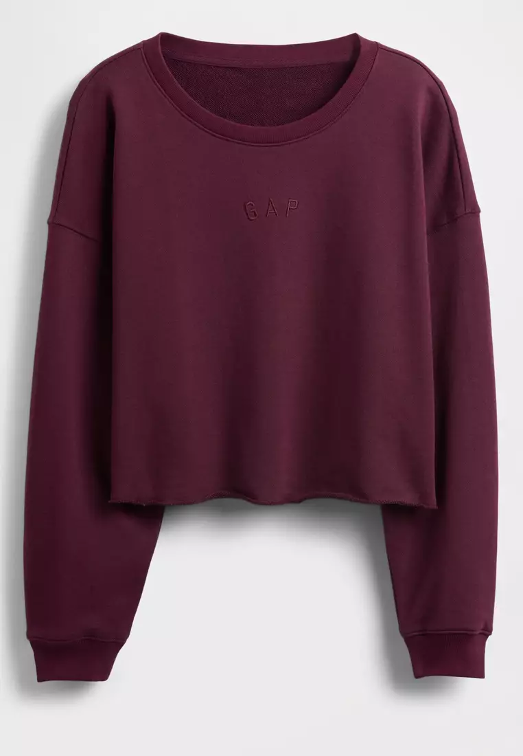 Crop Crew Neck Sweatshirt
