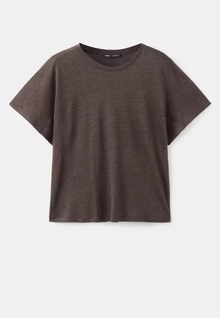 Short-Sleeved Linen T-Shirt