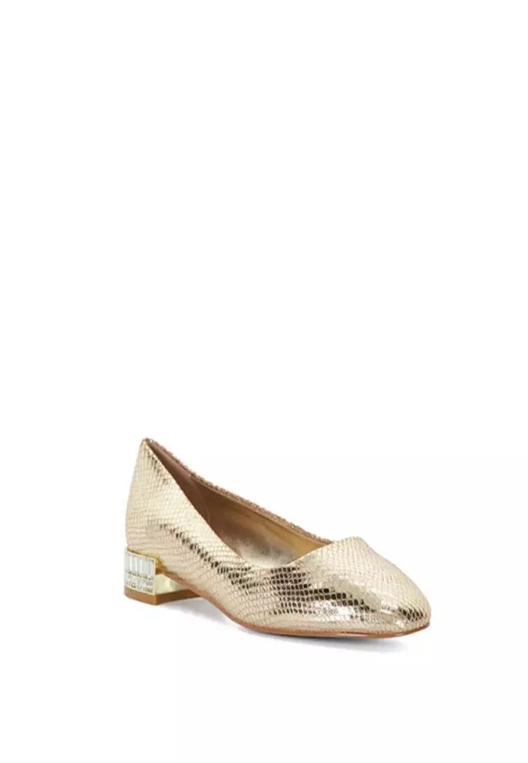 Ballerina Black Block Heel