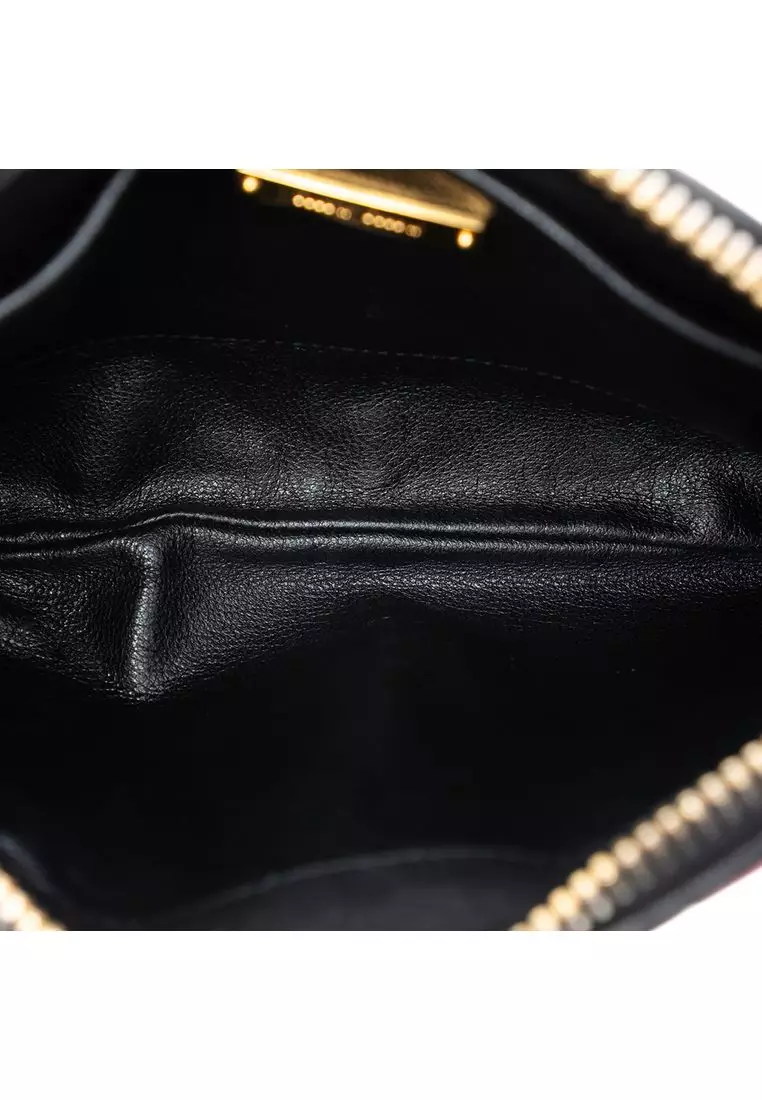 Pre-Loved Miu Miu Bicolor Nappa Biker Satchel