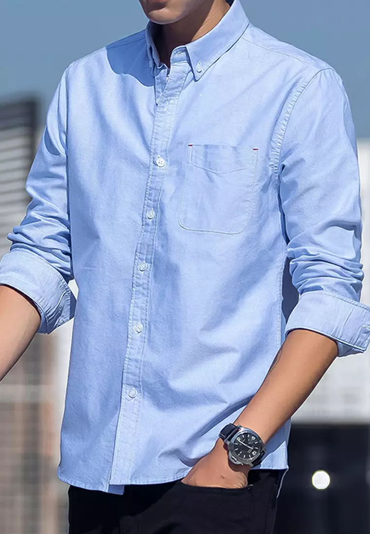 Pure Cotton Long Sleeved Shirt C1501