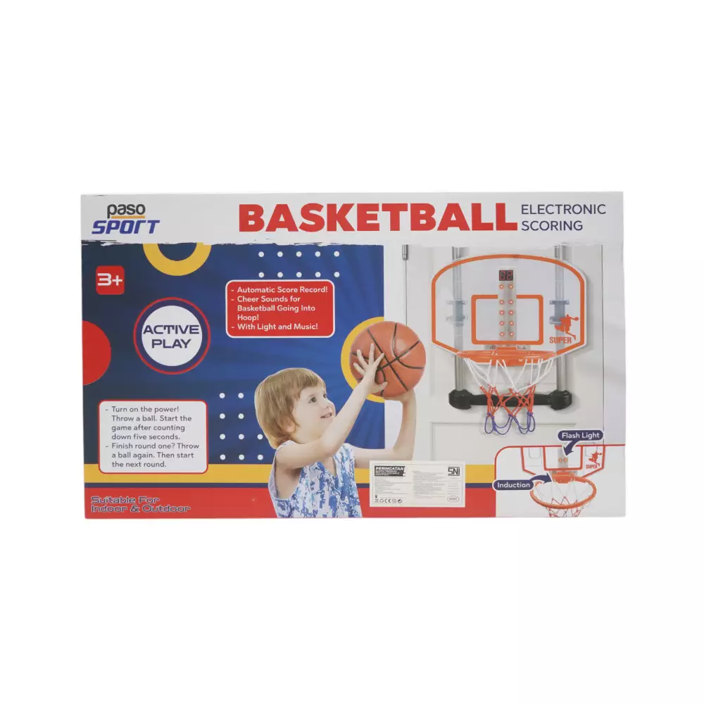PASO SET ELECTRONIC BASKETBALL HANG ON DOOR