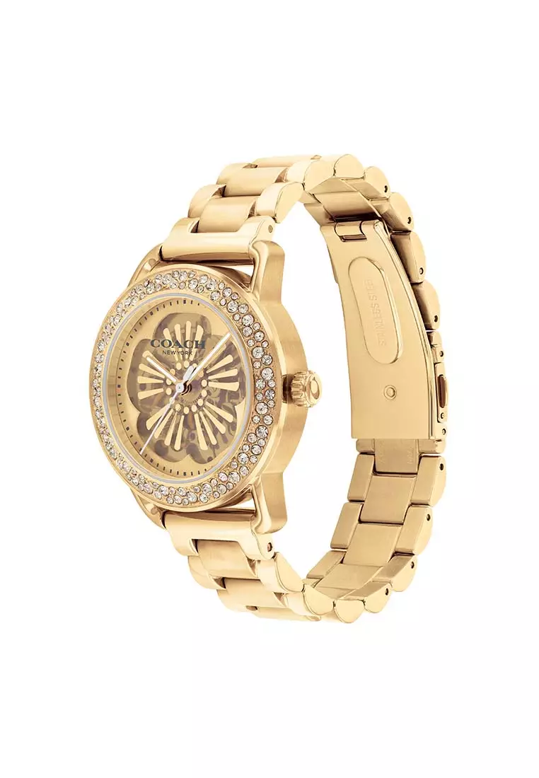 Cruiser Gold Stainless Steel Bracelet Analog Watch CO-14504368