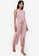 ZALORA BASICS pink Fake Wrap Sleeveless Jumpsuit 5BA95AAE9DCE1BGS_1
