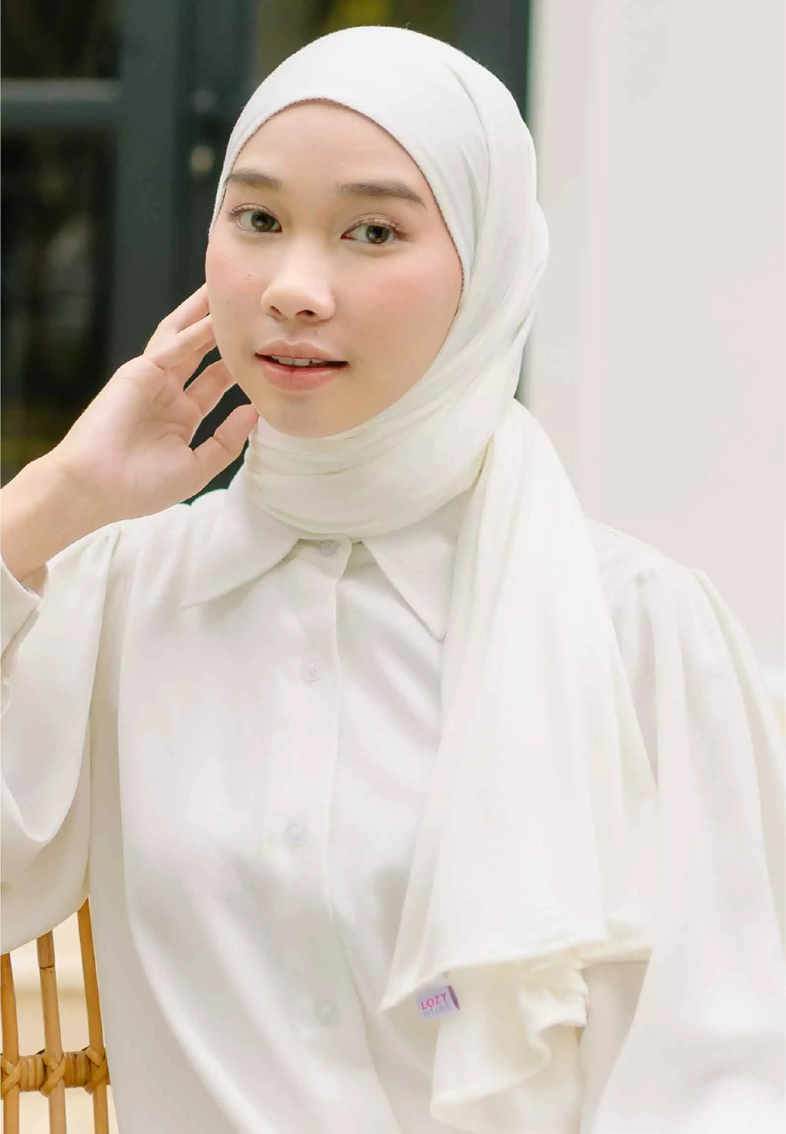 Tana Shawl Broken White