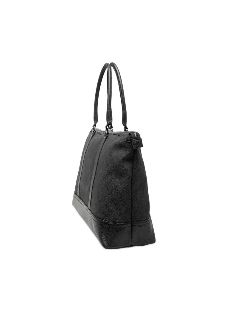 Pre-Loved Gucci Gg Denim Tote