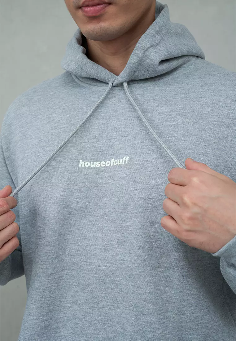 Houseofcuff Jaket Jumper Hoodie Tebal Premium Glow In The Dark Abu Muda