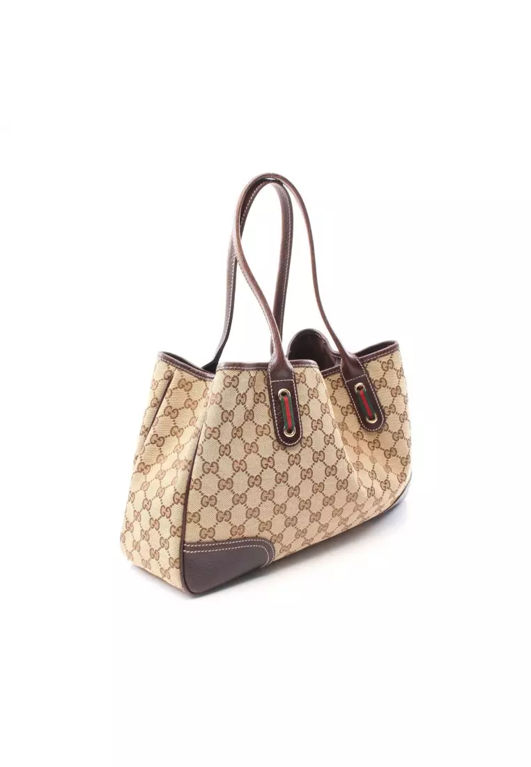 Buy Gucci Pre loved Gucci Princy GG canvas sherry line Shoulder