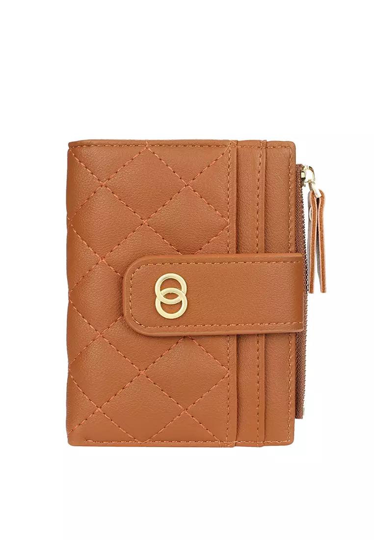 Womens Small Wallet Mini Purse Bifold Slim Card Case Holder Zipper
