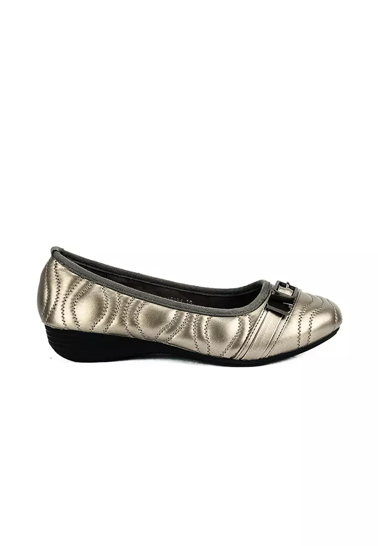 Discount on Mario D' boro Runway  shoes - SKU: Women's Ballet Flats LX 26284 Gun Metal C49
