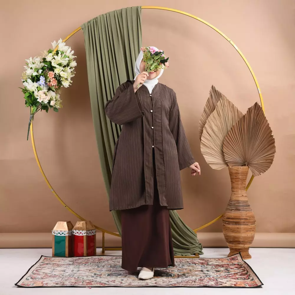 Mahira Jumbo Tunic - Mahogany M19424 R79S3