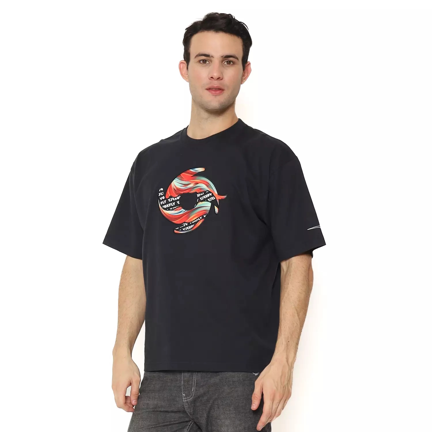 Voxfly Kaos Lengan Pendek Pria Nocturnal Oversize Men Tee Planet Surf