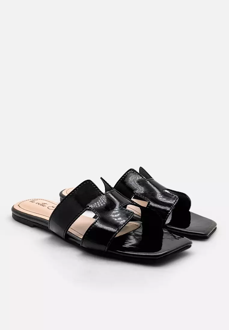Sandal Slide Flat Wanita