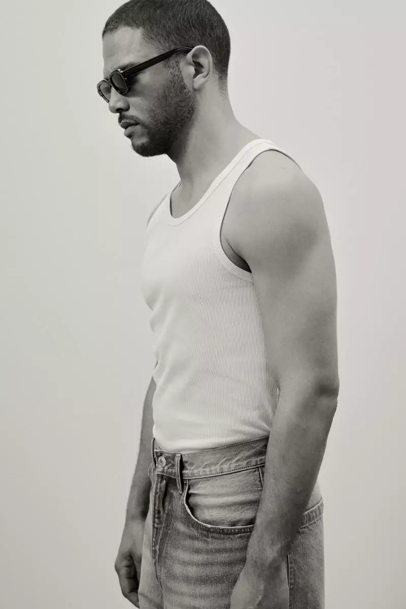 Slim Fit Ribbed vest top