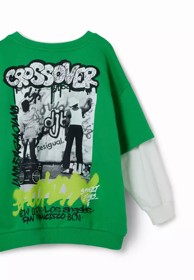 Desigual Boy Graffiti double T-shirt.