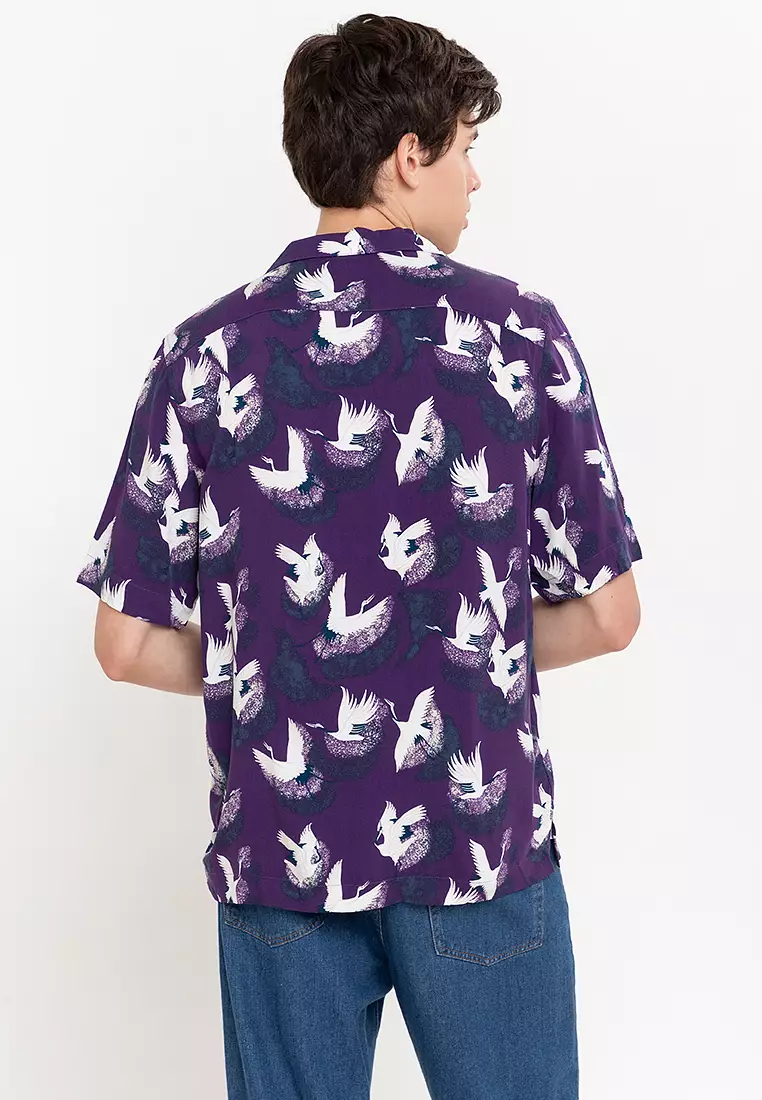 Buy Original Penguin Cranes Print Button Down Woven 2025 Online ...