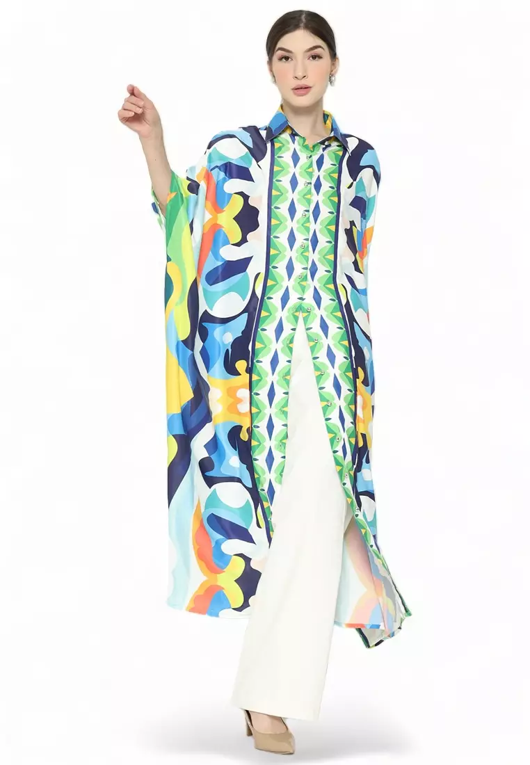 Kanzi Collared Kaftan