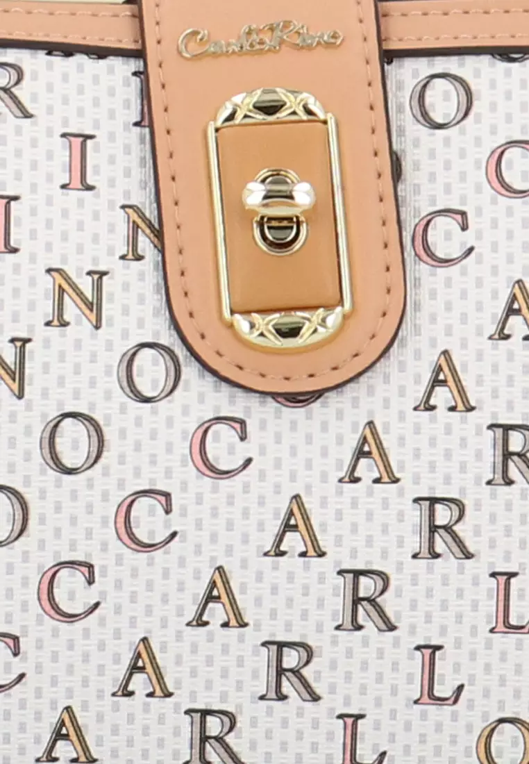 Elevate C 2 Way Shoulder Bag - Dark Beige