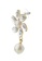 estele white Estele Mirror white kundan flower petal with white pearl drop earrings  for women E6014ACA585F34GS_2