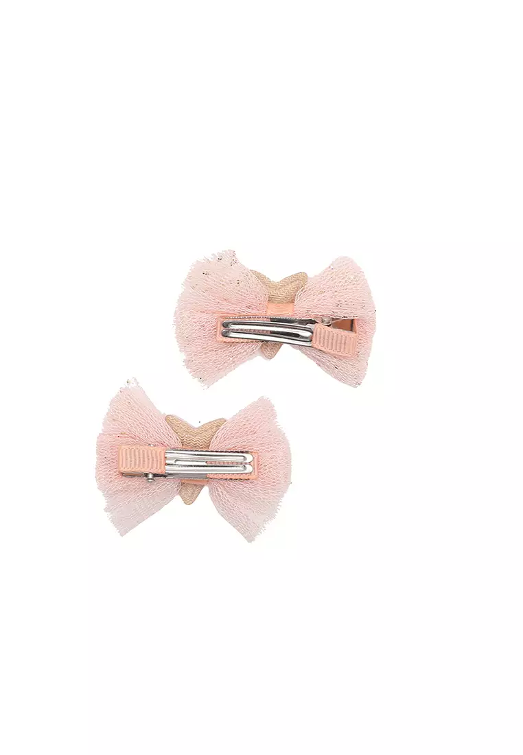 Isabella Hairclip (pairs) Light Peach