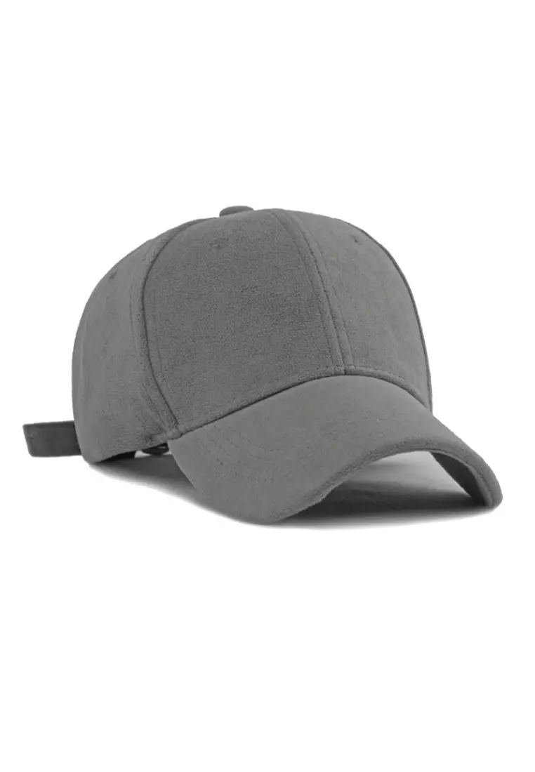 Buy Kings Collection Grey Classic Suede Baseball Cap PHKCHT2325 Online ...