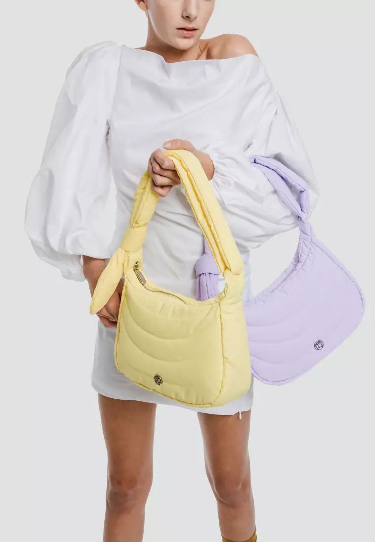 MARO MINI Nylon Crossbody Bag Lemon Yellow