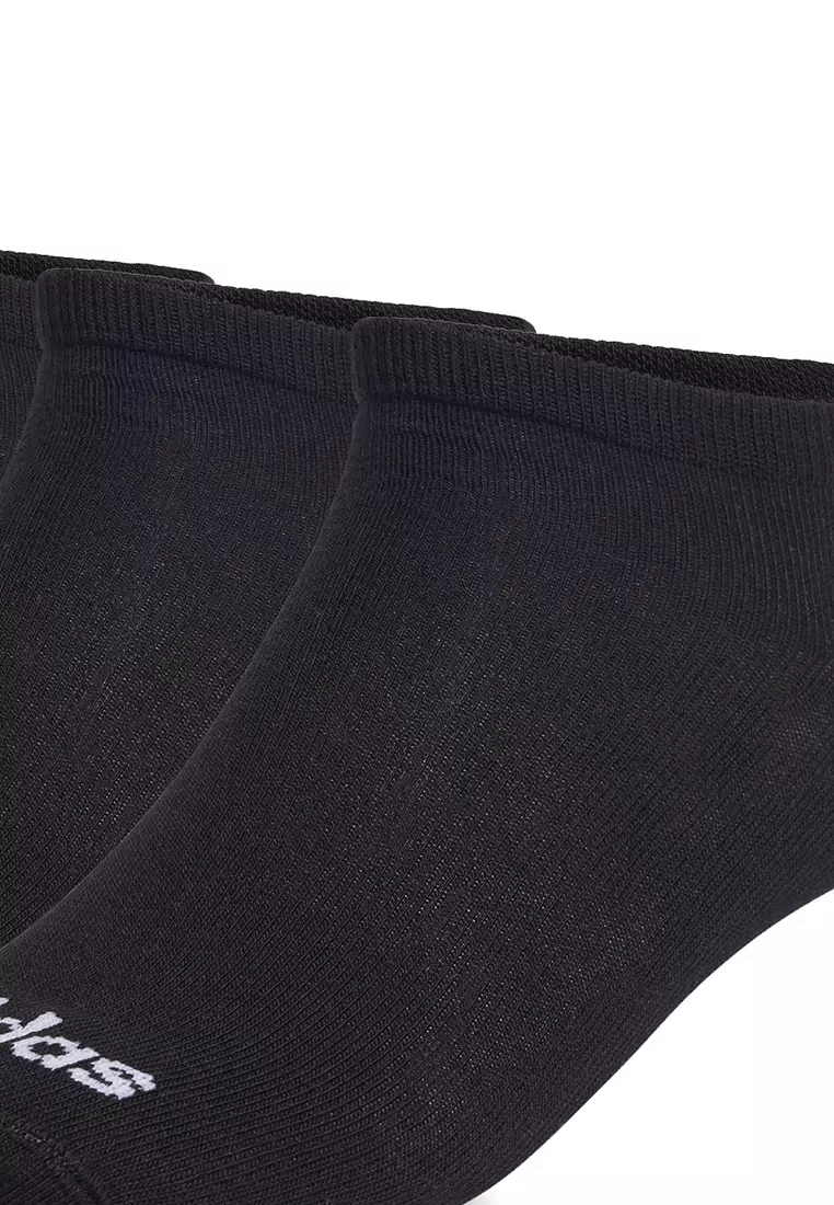 thin linear low-cut socks 3 pairs