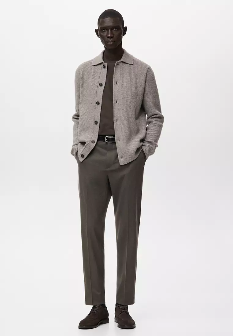 Ribbed Knit Cardigan