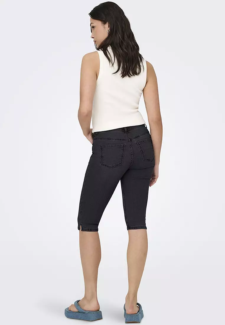 Capri Denim Shorts