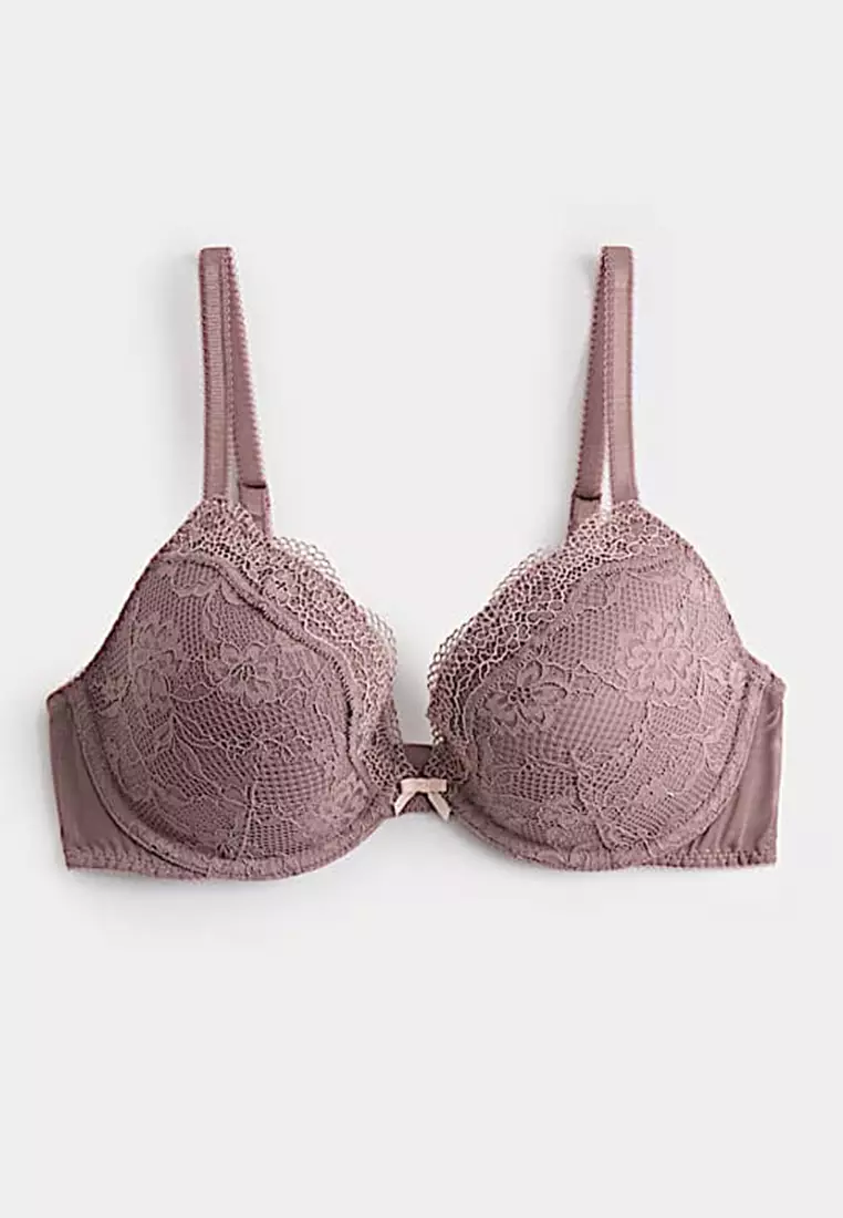 Jasmine Lace Wired Plunge Bra