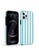 Polar Polar blue Baby Blue Stripe iPhone 11 Dual-Layer Protective Phone Case (Glossy) 6E14DAC0999727GS_2