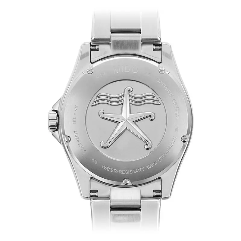 Jam Tangan Pria MIDO Ocean Star M026.430.11.051.00 Caliber 80 Automatic Black Dial Stainless Steel Strap