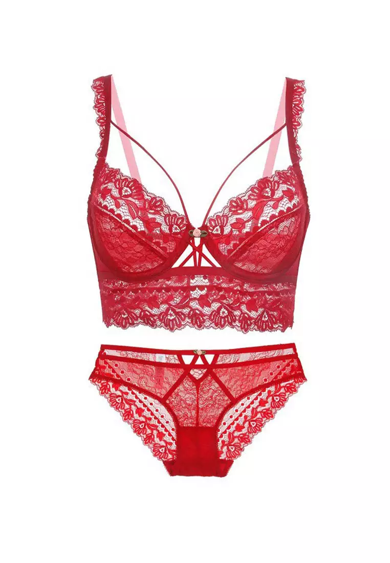 New Lace Lingerie Underwear Bra Set A011003RD