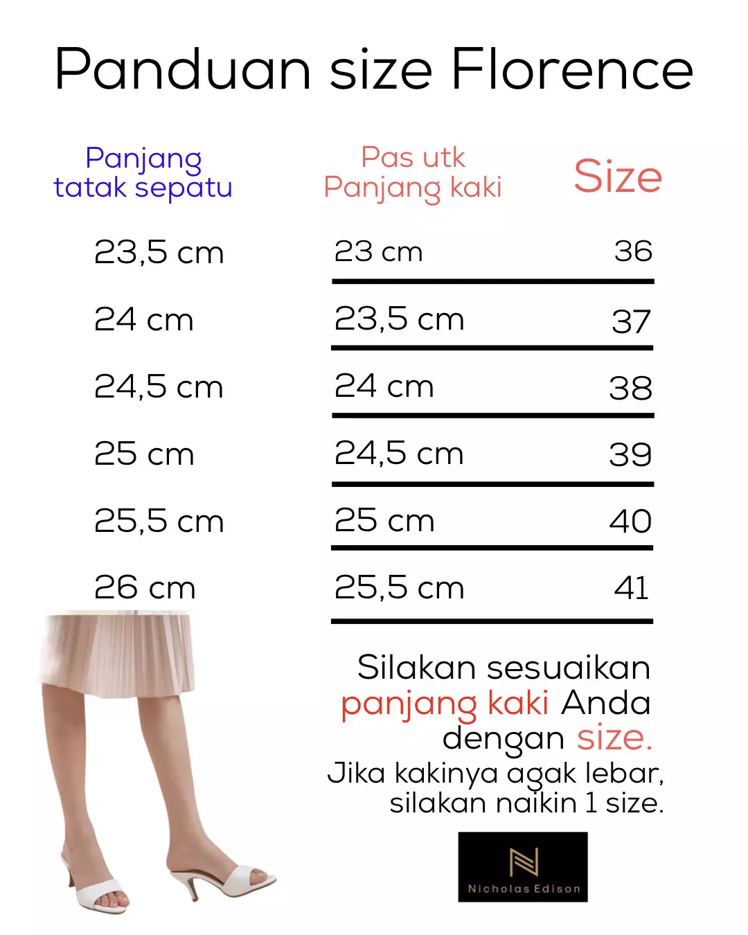 Nicholas Edison Heel Florence Silver