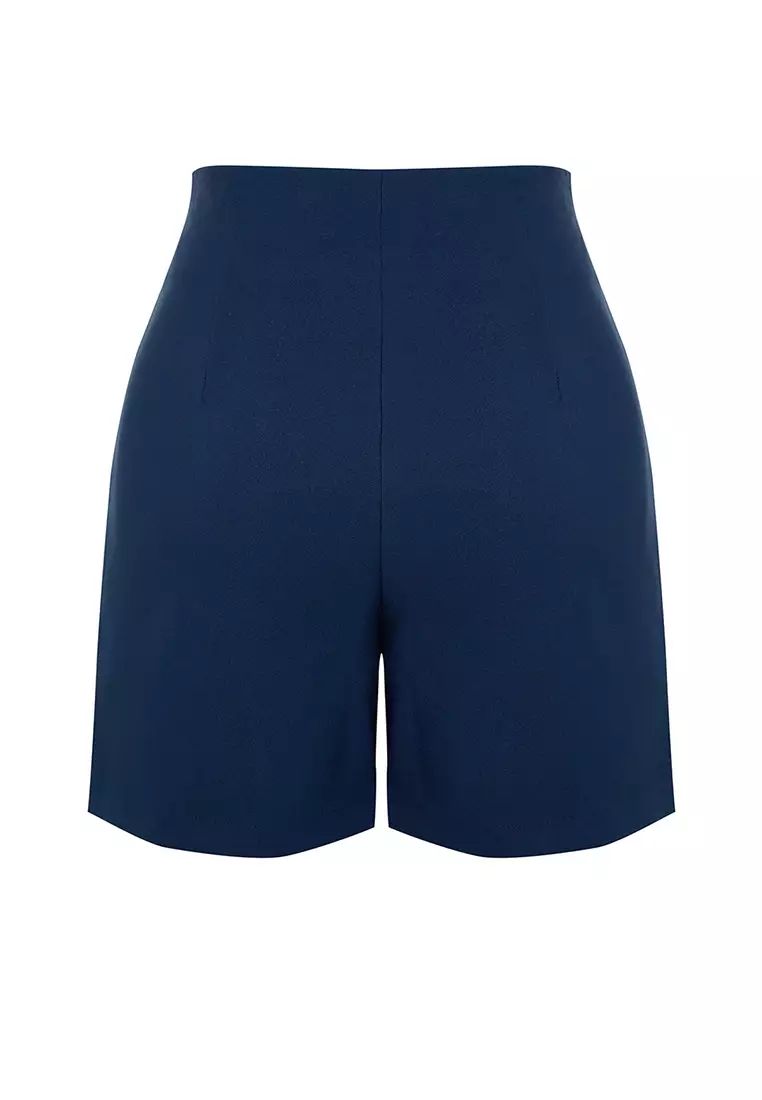 Tailored Buttons Shorts