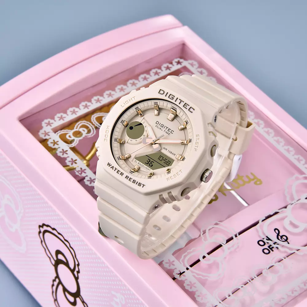 DIGITEC Jam Tangan Analog-Digital Wanita MDA-3119T - RG8C Rose