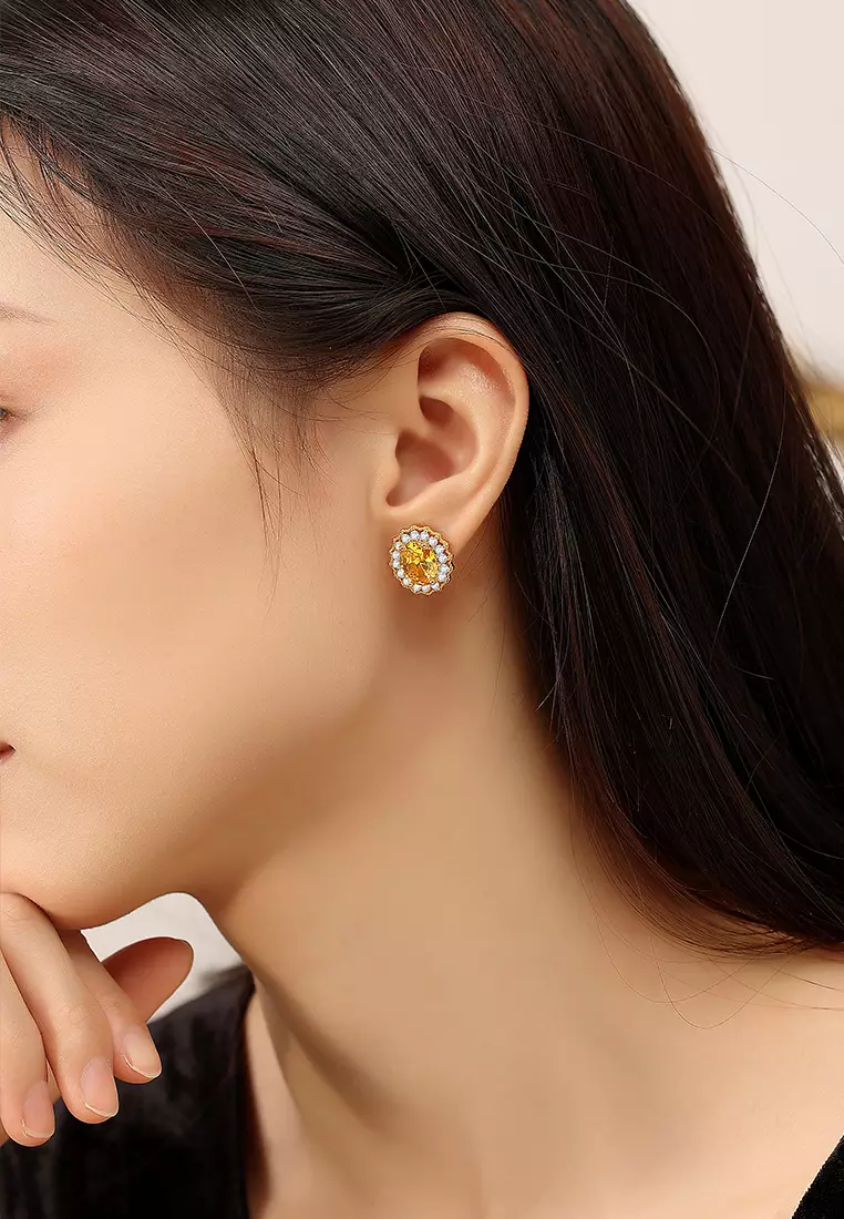 Set Perhiasan Kalung Anting Set Aksesori Serbaguna Minimalis Anti Luntur Baja Tahan Karat