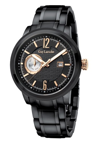 Guy Laroche-G3013-05 Jam tangan pria-stainlles steel-hitam