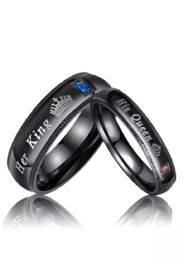 Buy Trendyshop Couple Rings Set 2025 Online ZALORA Philippines