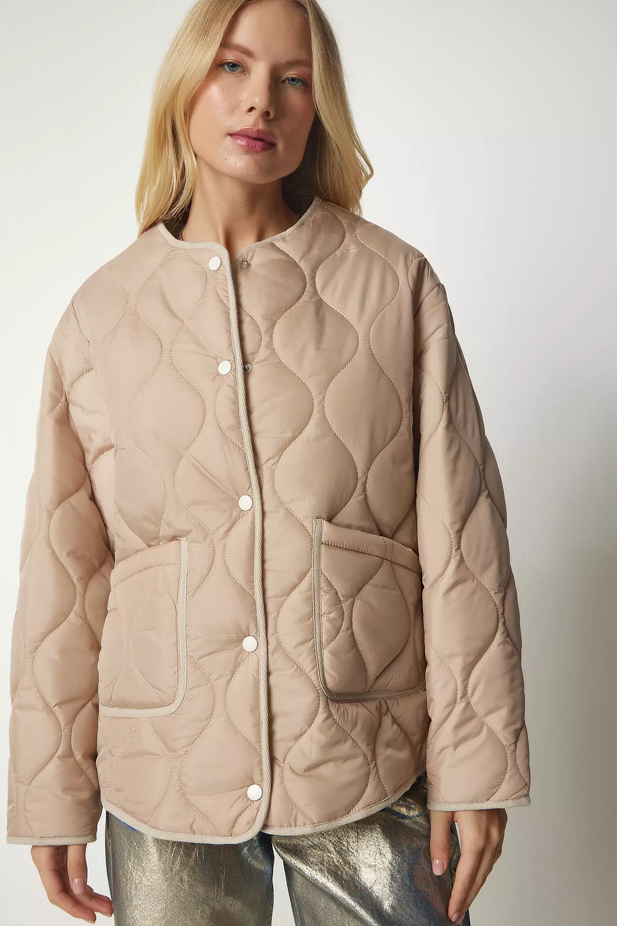 All saints hotsell quilted jacket