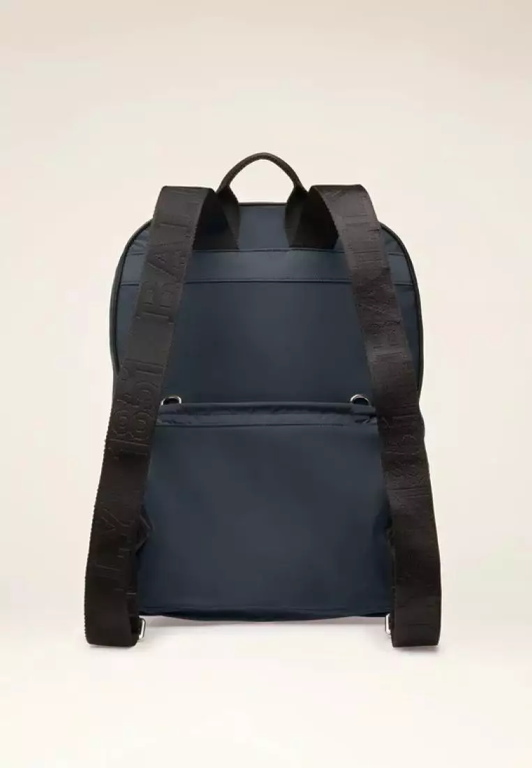 Bally Fixie Nylon Backpack Navy