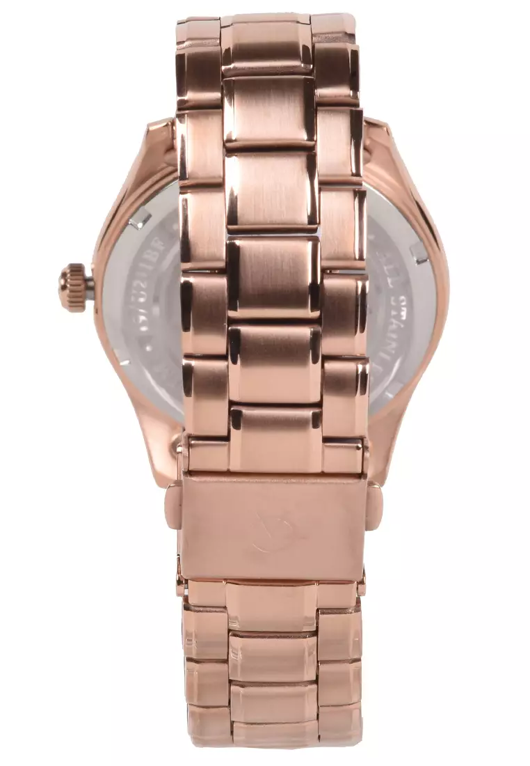 Alexandre Christie - Jam Tangan Analog Wanita - Rosegold - Stainless Steel - 2645 BFBRGLN