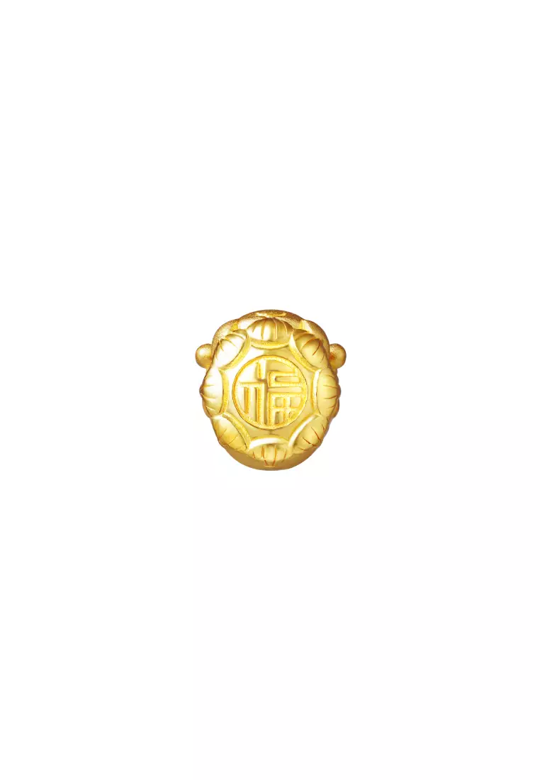 TOMEI【福气永罩】Chomel Buddha Charm, Yellow Gold 916