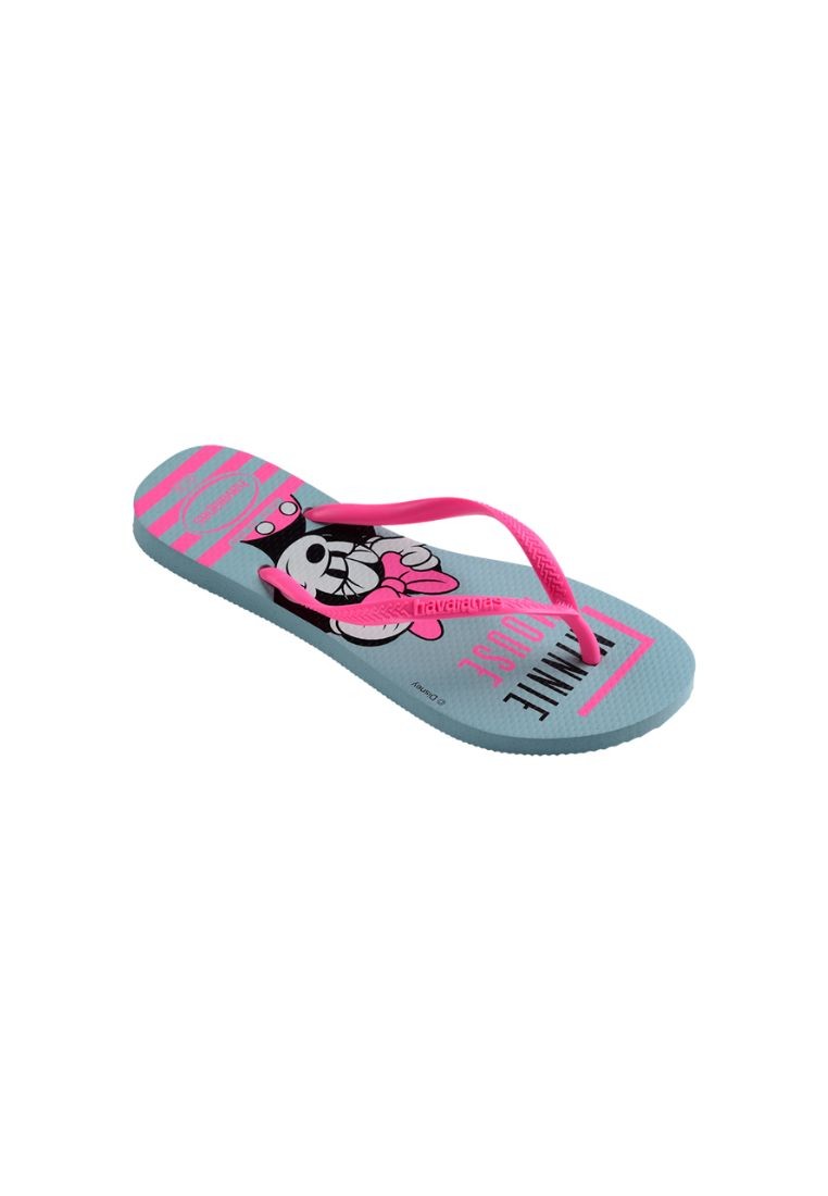 Women Slim Disney Flip Flops - Blue Water