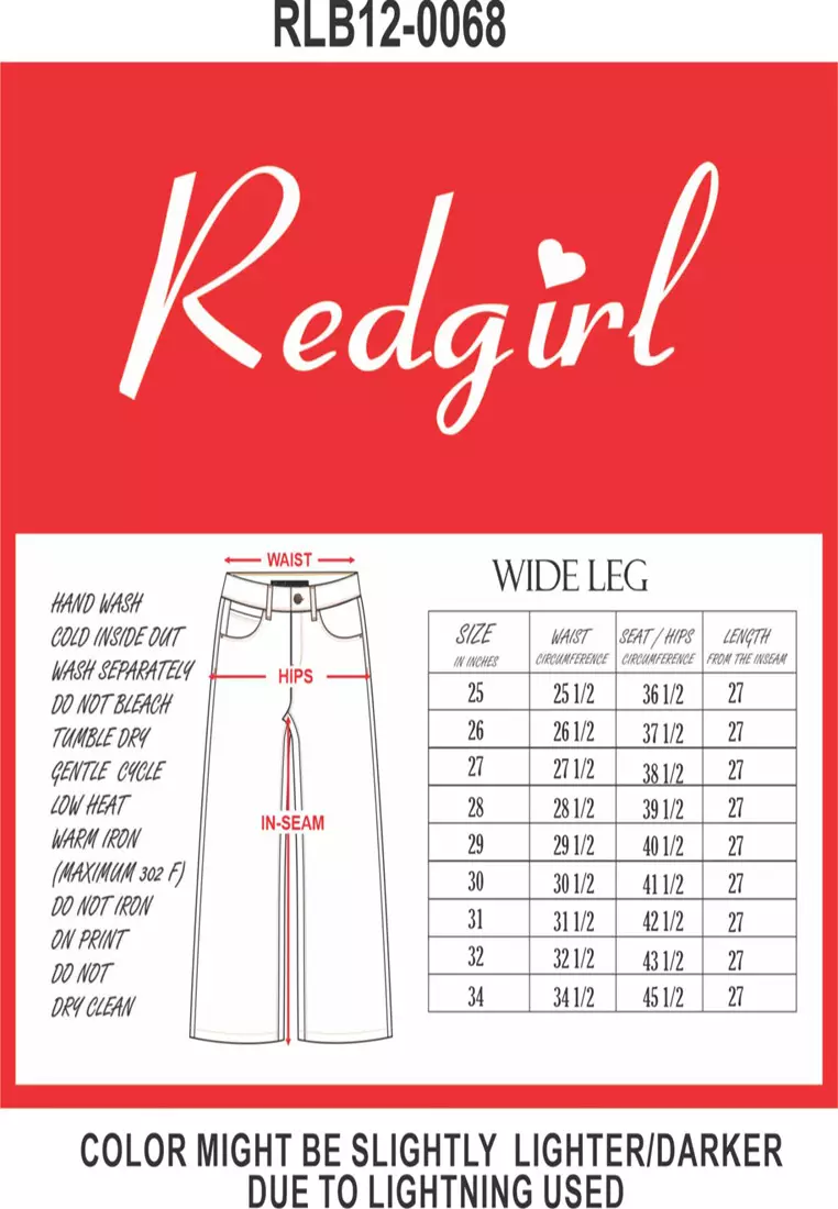 Denim Wide Leg Pants