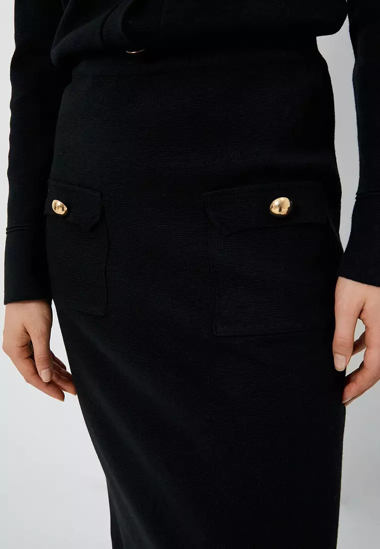 Knit Midi Skirt
