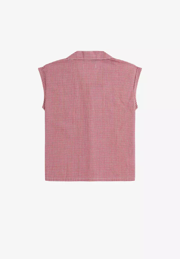 Fred Perry Amy Winehouse Foundation SG9103 Open Collar Gingham Shirt