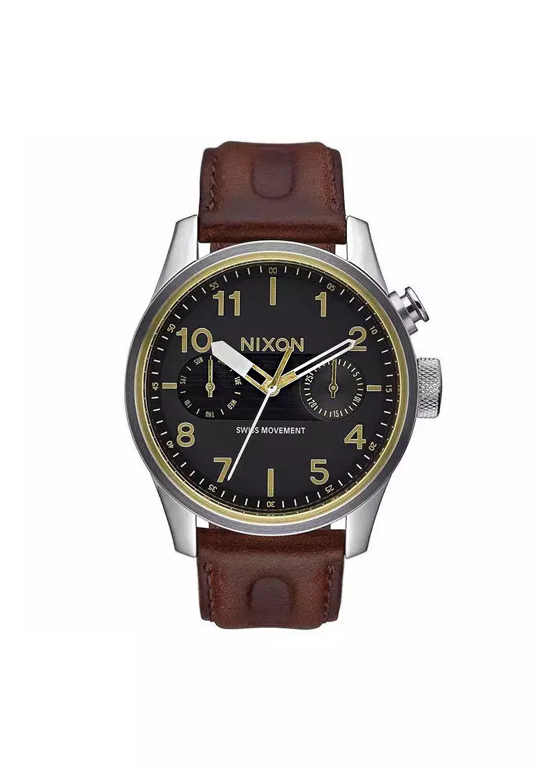 Nixon safari deluxe best sale leather
