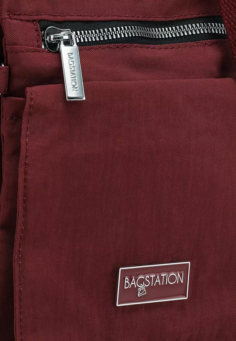 Metallic Series Crinkle Nylon Sling Pouch